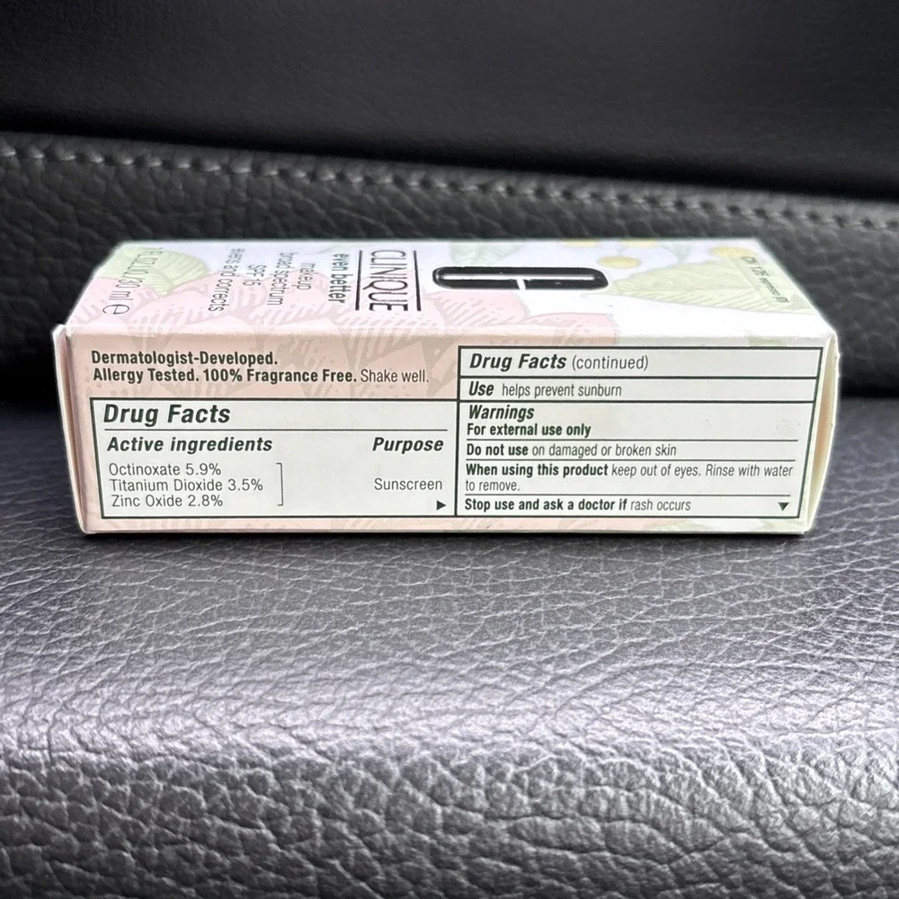 Clinique Even Better Makeup Broad Spectrum SPF 15 - WN 126 Espresso D 1 OZ NEW